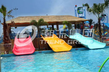 Commercial Water Park Equipment Fiberglass Water Slides for Swimming Pool