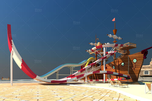 최신 회사 사례 천진 미큐브 실내 워터파크