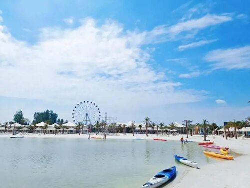 최신 회사 사례 Artificial Lagoon | Crystal-Clear Swimming Lagoon with Beach Entry for Resorts & Hotels | Vison Waterparks