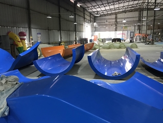 GUANGZHOU VISON INTERNATIONAL WATER PARK EQUIPMENT CO.,LTD 공장 생산 라인