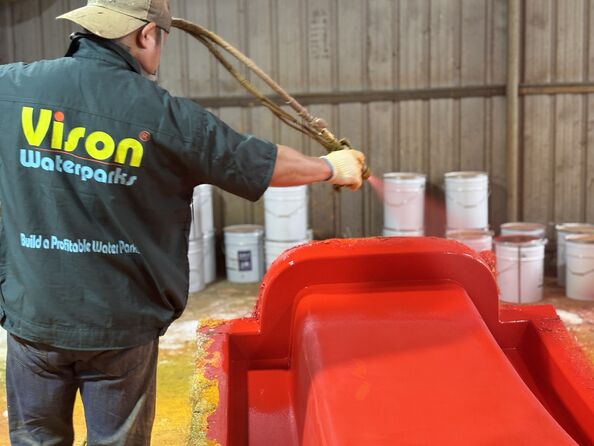 GUANGZHOU VISON INTERNATIONAL WATER PARK EQUIPMENT CO.,LTD 공장 생산 라인