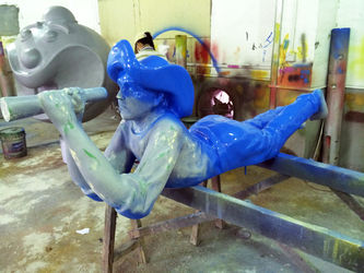GUANGZHOU VISON INTERNATIONAL WATER PARK EQUIPMENT CO.,LTD 공장 생산 라인