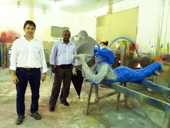 GUANGZHOU VISON INTERNATIONAL WATER PARK EQUIPMENT CO.,LTD 공장 생산 라인