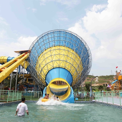 품질  Water Park Equipment Adult Large Water Slide 4 Persons Riding 공장