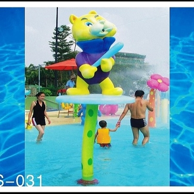 품질  Customized Fiberglass Spray Park Equipment, Spray Cat Water Sprayground For Kids Adults 공장