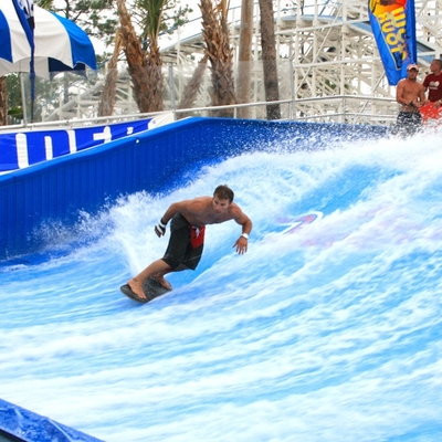 물 공원을 위한 주문을 받아서 만들어진 색깔 Flowrider 물 탐 두 배 사람들 사용 널