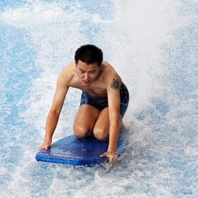 물 공원 장비 Flowrider 물 탐, 교류 라이더는 난입합니다