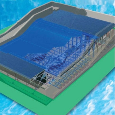 Skateboarding 파도타기를 하는 스포츠를 위한 옥외 물 놀이 Flowrider 물 탐