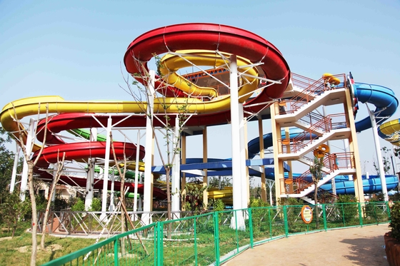 304 스테인리스를 가진 흥분 Waterpark 장비/섬유유리 물 미끄럼은 조입니다