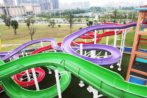 304 스테인리스를 가진 흥분 Waterpark 장비/섬유유리 물 미끄럼은 조입니다