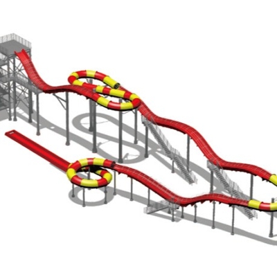물 공원을 위한 강한 QC 팀 오락 Aquapark 물 용 물 롤러코스터