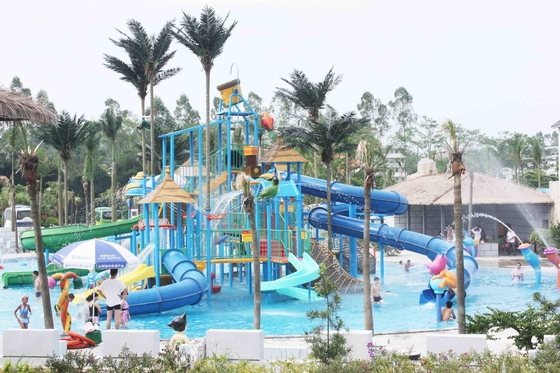 waterpark에 있는 큰 물 운동장 장비는, 물 공원 게임 계획합니다