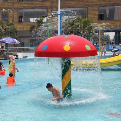 아이 게임을 위한 섬유유리/PVC 살포 버섯 Waterpark 주문을 받아서 만들어진 장비