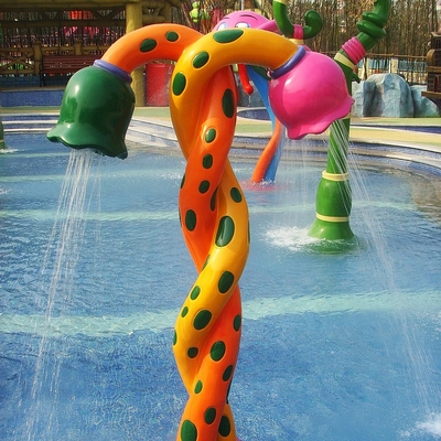 재미 waterparks에 있는 물 양수 기계를 가진 물분사 공원 장비