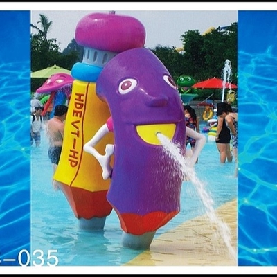아이 물 공원을 위한 아이와 성인 물 공원 장비 살포 물 놀이 구조 3~5 사람