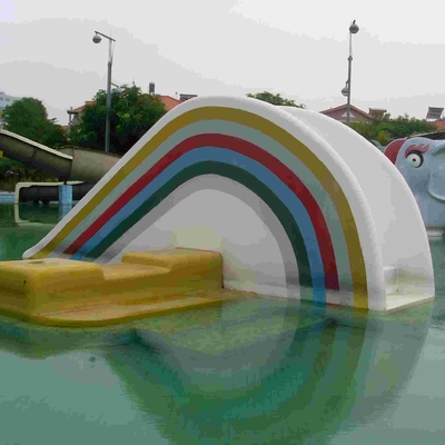 작은 무지개 교량 활주, 아이를 위한 작은 Waterpark의 아이들 물 공원 활주