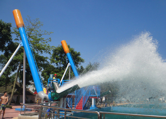 오락 물 공원을 위한 12.5m 고도 대포알 섬유유리 물 미끄럼