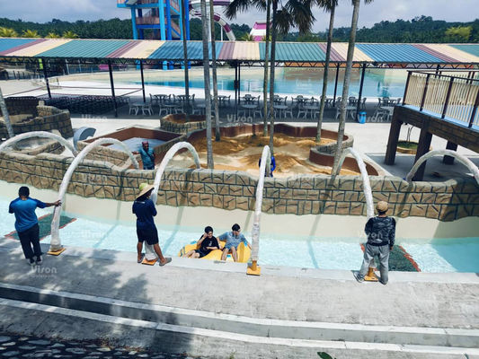 Customized IP Waterfall Vison Waterparks Playground Equipment Spray Lazy river Equipment For Amusement Park Games