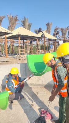 5성 호텔 리조트 유리 섬유 놀이 공원