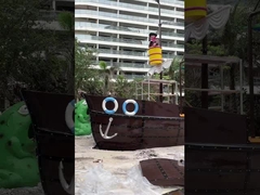 유리 섬유 보트 물 슬라이드